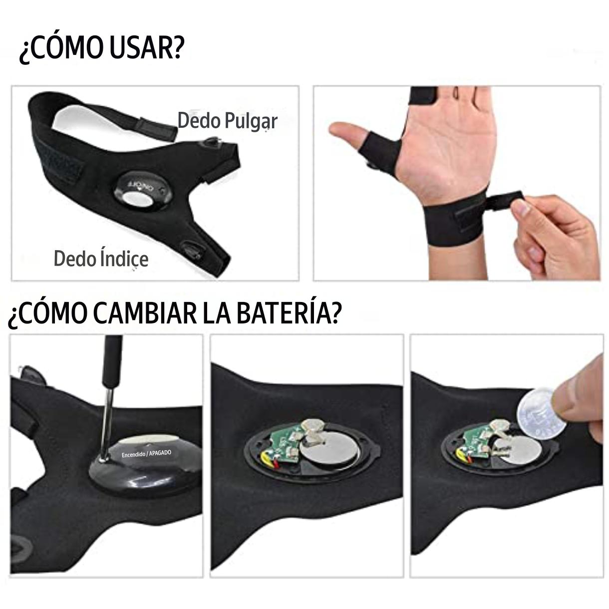GloveLitf: Guantes Linterna LED