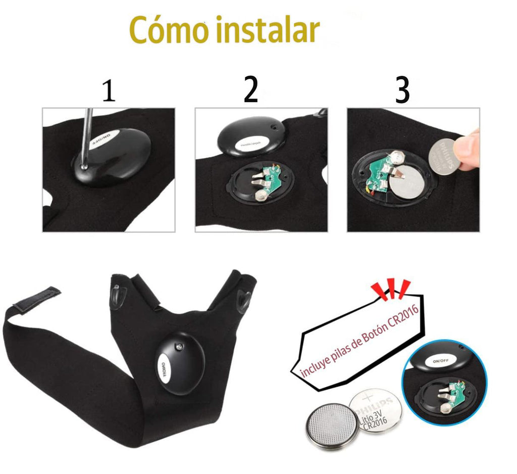 GloveLitf: Guantes Linterna LED